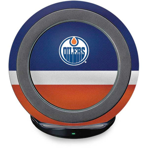 NHL Edmonton Oilers Jersey Fast Charge Wireless Charging Stand Skin